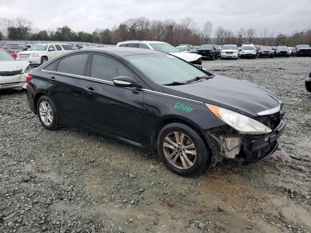 5NPEB4AC7EH869740 - 2014 HYUNDAI SONATA GLS BLACK photo 4