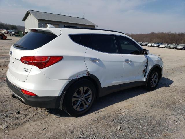 5XYZUDLB3EG190345 - 2014 HYUNDAI SANTA FE S WHITE photo 3