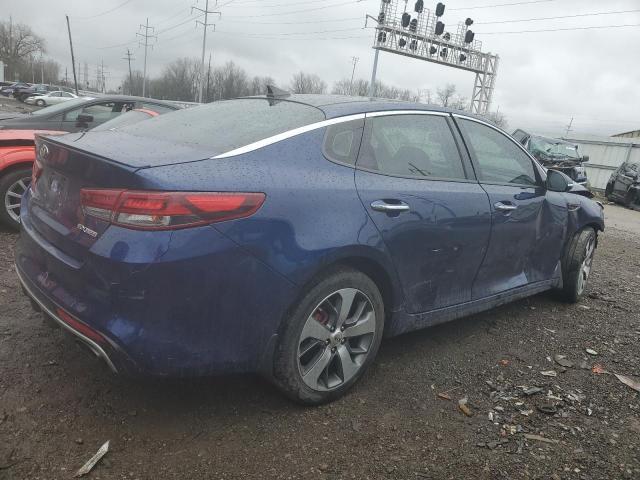 5XXGW4L25HG138161 - 2017 KIA OPTIMA SX BLUE photo 3