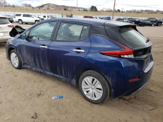 1N4AZ1BV5PC550480 - 2023 NISSAN LEAF S BLUE photo 2