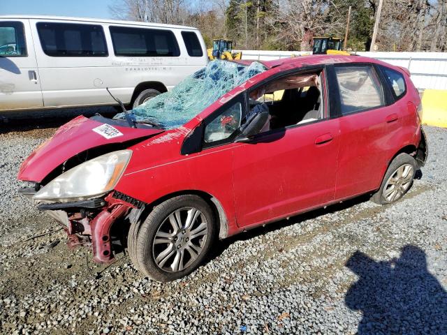 JHMGE88499C001552 - 2009 HONDA FIT SPORT RED photo 1