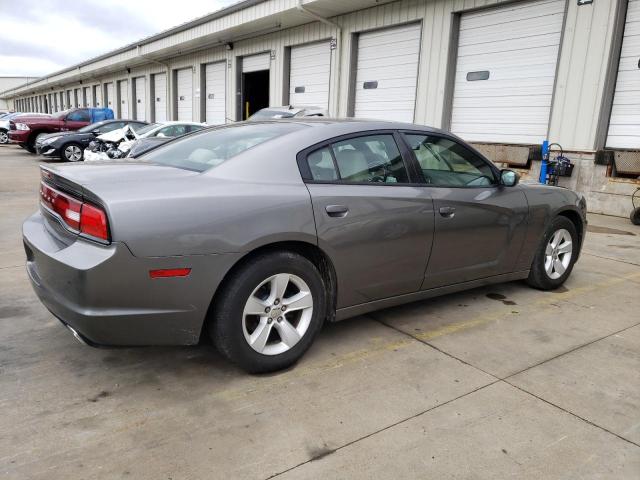 2B3CL3CG2BH588496 - 2011 DODGE CHARGER GRAY photo 3