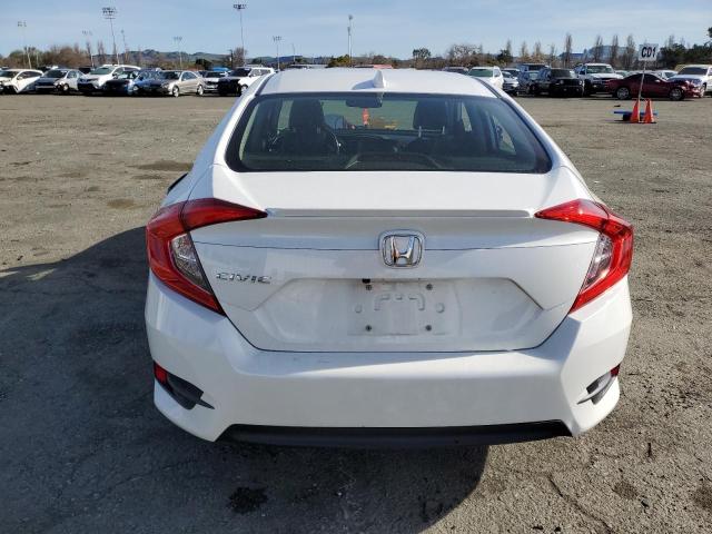 JHMFC1F70JX040985 - 2018 HONDA CIVIC EXL WHITE photo 6