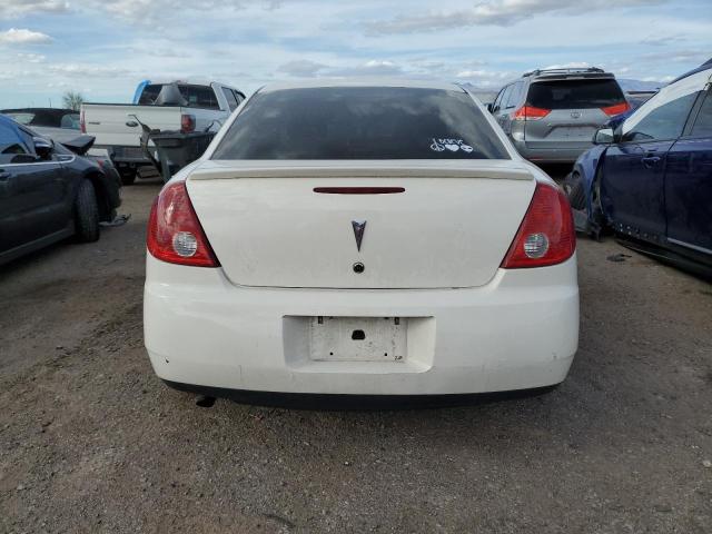 1G2ZG58B874226638 - 2007 PONTIAC G6 BASE WHITE photo 6