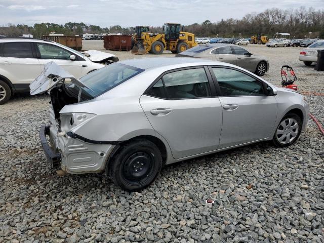 5YFBURHE6EP058404 - 2014 TOYOTA COROLLA L SILVER photo 3