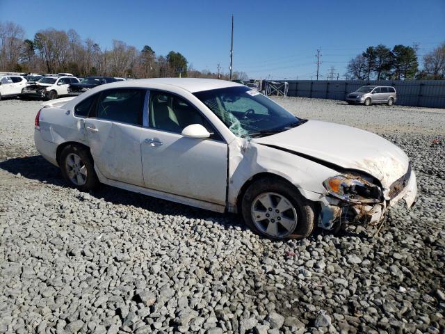 2G1WT57K691173456 - 2009 CHEVROLET IMPALA 1LT WHITE photo 4