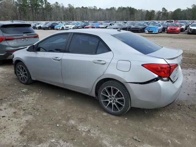 5YFBURHE2HP653965 - 2017 TOYOTA COROLLA L SILVER photo 2