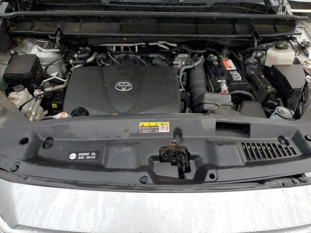 5TDGZRAH4LS507952 - 2020 TOYOTA HIGHLANDER XLE SILVER photo 11
