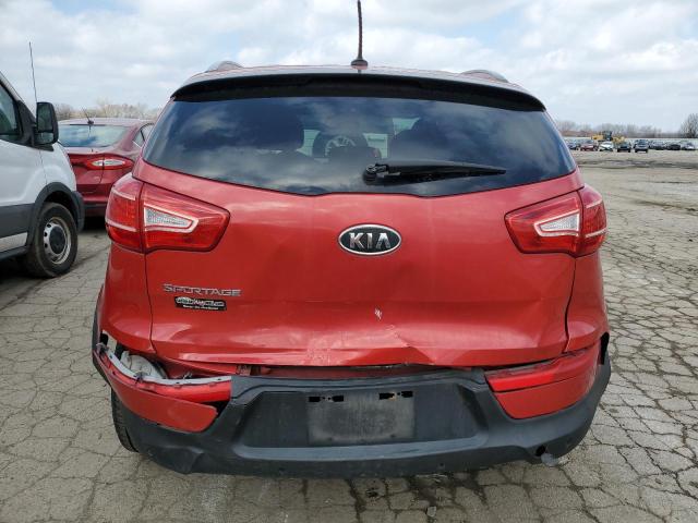 KNDPB3A23C7216219 - 2012 KIA SPORTAGE BASE RED photo 6