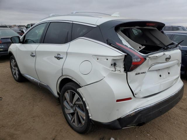 5N1AZ2MS4KN164919 - 2019 NISSAN MURANO S WHITE photo 2