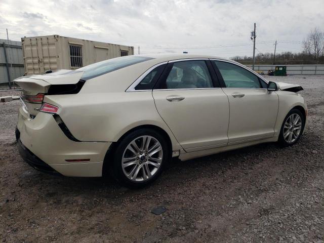 3LN6L2J92GR614578 - 2016 LINCOLN MKZ BEIGE photo 3