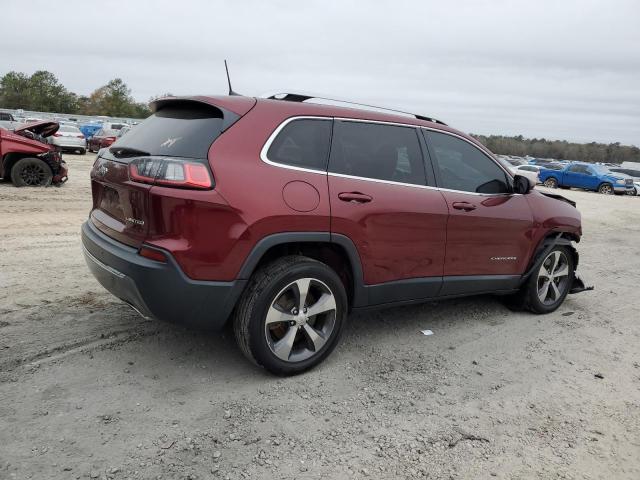 1C4PJLDX1KD171629 - 2019 JEEP CHEROKEE LIMITED BURGUNDY photo 3