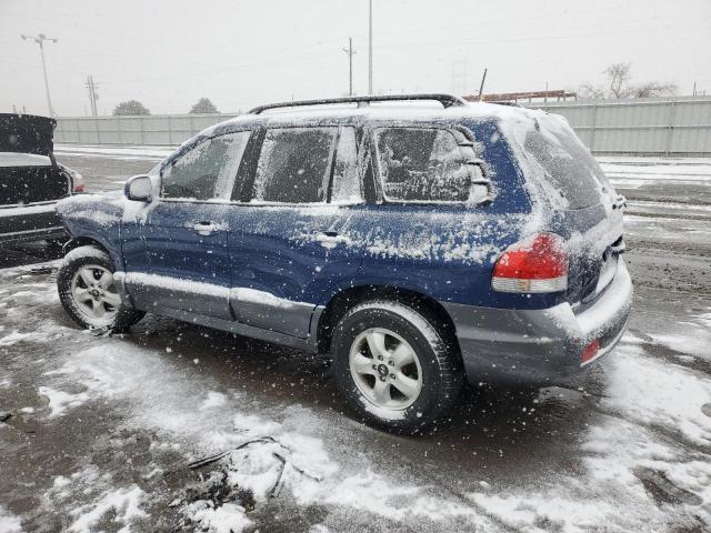 KM8SC73E86U089278 - 2006 HYUNDAI SANTA FE GLS BLUE photo 2