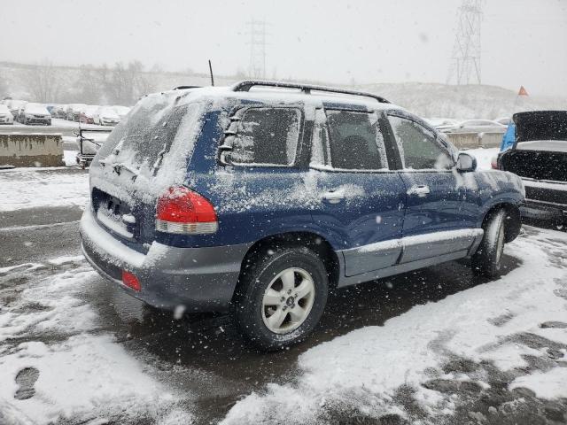 KM8SC73E86U089278 - 2006 HYUNDAI SANTA FE GLS BLUE photo 3