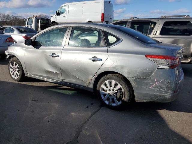 3N1AB7AP9EY241493 - 2014 NISSAN SENTRA S SILVER photo 2