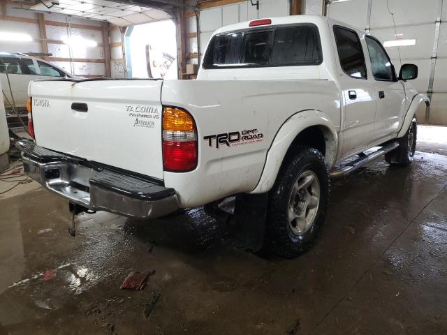5TEGN92N24Z345565 - 2004 TOYOTA TACOMA DOUBLE CAB PRERUNNER WHITE photo 3