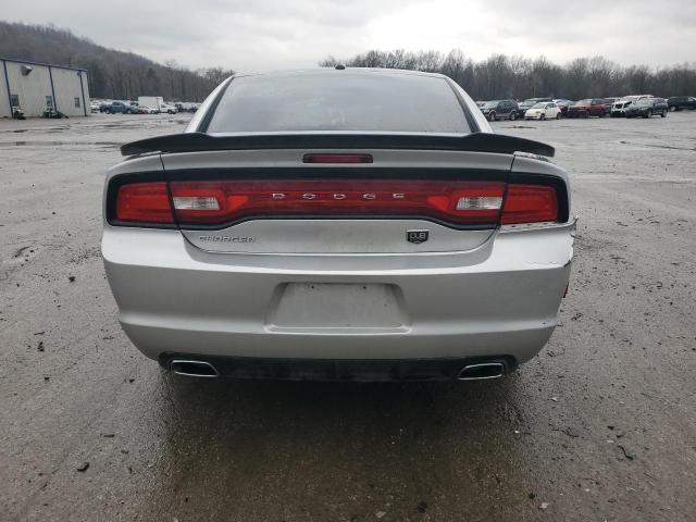 2B3CL3CG5BH613391 - 2011 DODGE CHARGER SILVER photo 6