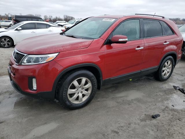 5XYKT4A62EG502763 - 2014 KIA SORENTO LX RED photo 1