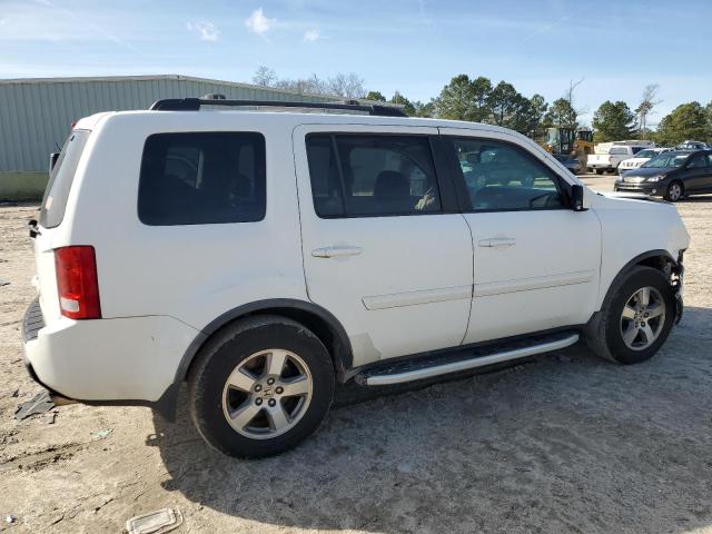 5FNYF38599B024797 - 2009 HONDA PILOT EXL WHITE photo 3