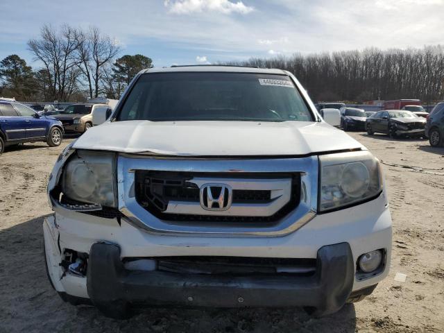 5FNYF38599B024797 - 2009 HONDA PILOT EXL WHITE photo 5