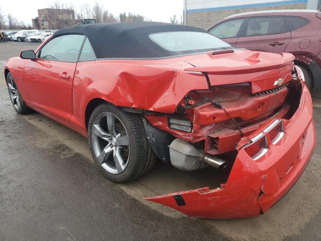 2G1FC3DD6B9194146 - 2011 CHEVROLET CAMARO LT RED photo 2