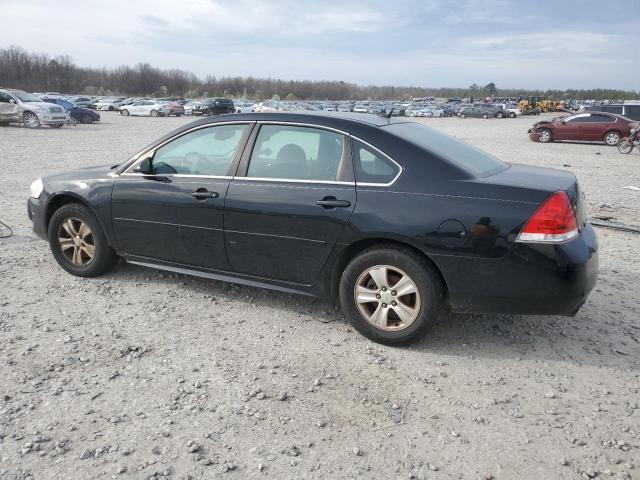 2G1WF5E35C1224875 - 2012 CHEVROLET IMPALA LS BLACK photo 2