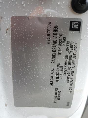 1GBDV13W18D138776 - 2008 CHEVROLET UPLANDER INCOMPLETE 白色 照片 13