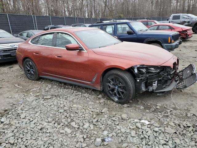 WBY43AW06PFP65290 - 2023 BMW I4 EDRIVE3 Червоний фото 4