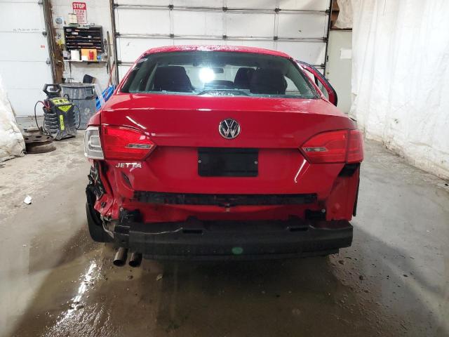 3VW2K7AJ7CM356558 - 2012 VOLKSWAGEN JETTA BASE RED photo 6