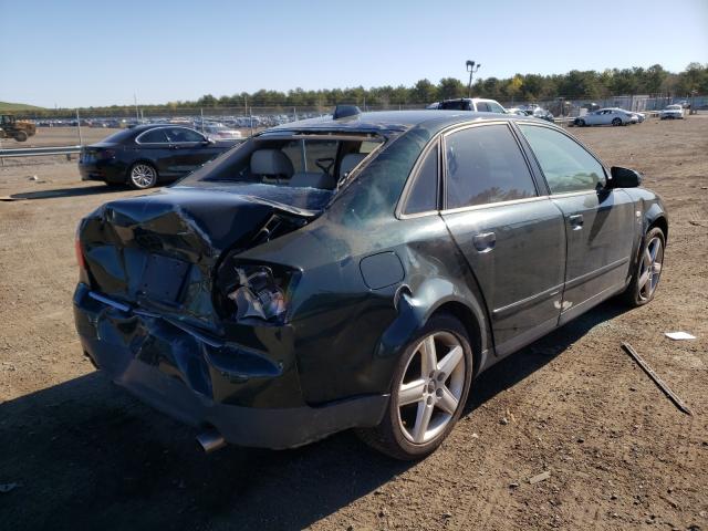 WAULC68E74A056828 - 2004 AUDI A4 1.8T QUATTRO GREEN photo 4