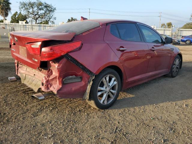 5XXGN4A74EG266047 - 2014 KIA OPTIMA EX RED photo 3