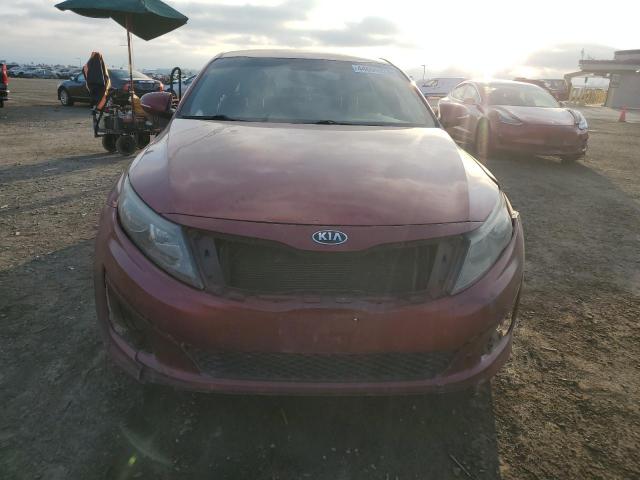 5XXGN4A74EG266047 - 2014 KIA OPTIMA EX RED photo 5