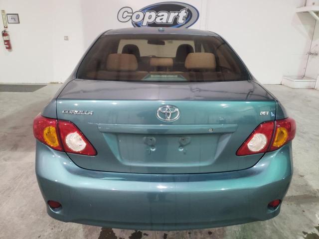 1NXBU40E09Z019844 - 2009 TOYOTA COROLLA BASE GREEN photo 6