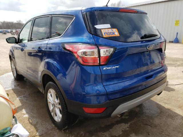 1FMCU0GD9HUD38328 - 2017 FORD ESCAPE SE BLUE photo 2