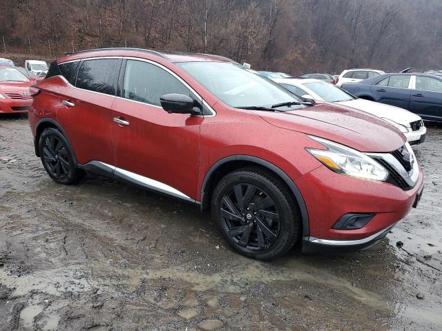 5N1AZ2MH8HN166878 - 2017 NISSAN MURANO S RED photo 4