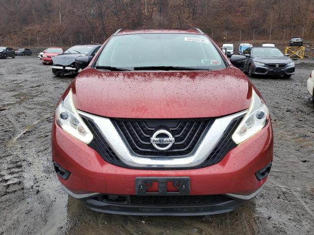 5N1AZ2MH8HN166878 - 2017 NISSAN MURANO S RED photo 5