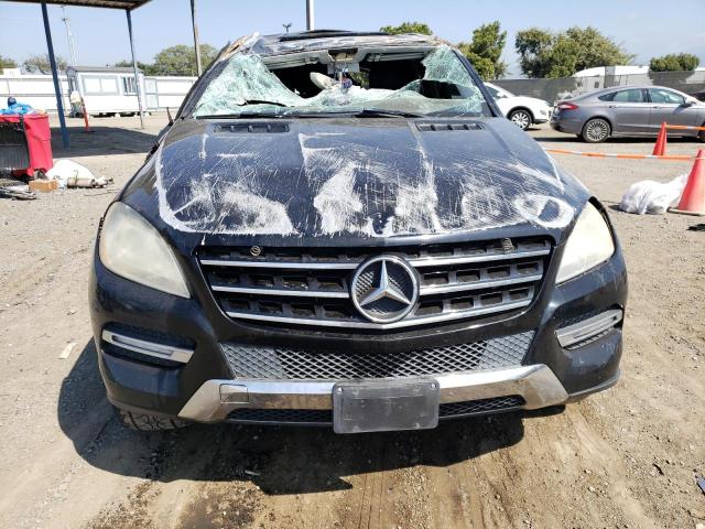 4JGDA5HB6CA004971 - 2012 MERCEDES-BENZ ML 350 4MATIC BLACK photo 5