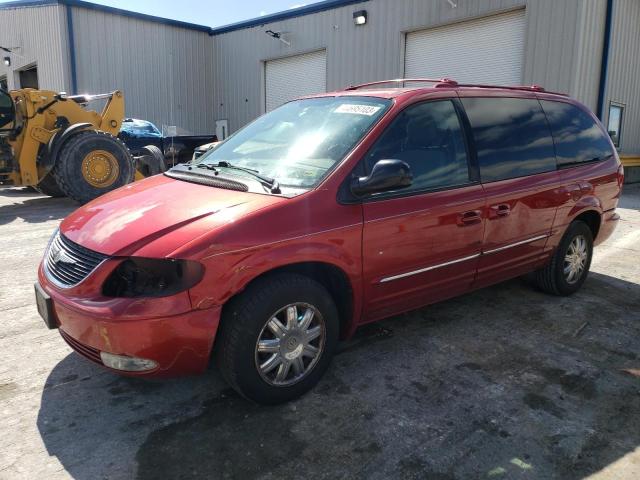2C8GP64L84R576544 - 2004 CHRYSLER TOWN & COU LIMITED RED photo 1