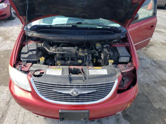 2C8GP64L84R576544 - 2004 CHRYSLER TOWN & COU LIMITED RED photo 12
