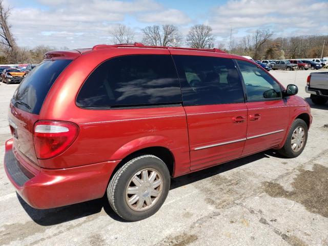 2C8GP64L84R576544 - 2004 CHRYSLER TOWN & COU LIMITED RED photo 3