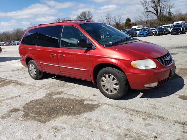 2C8GP64L84R576544 - 2004 CHRYSLER TOWN & COU LIMITED RED photo 4