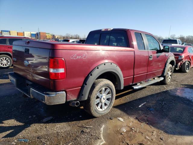 1FTPX14V46NB25939 - 2006 FORD F150 MAROON photo 3