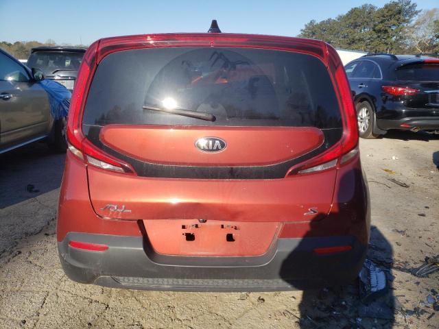 KNDJ23AU8M7769165 - 2021 KIA SOUL LX RED photo 6