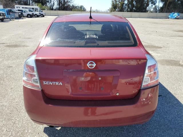 3N1AB61E68L718424 - 2008 NISSAN SENTRA 2.0 BURGUNDY photo 6