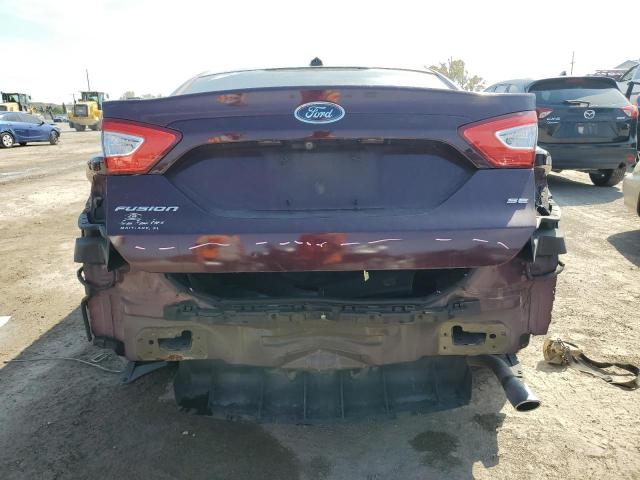 3FA6P0H7XDR146957 - 2013 FORD FUSION SE PURPLE photo 6