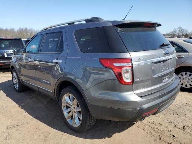 1FM5K8D81EGB93865 - 2014 FORD EXPLORER XLT GRAY photo 2