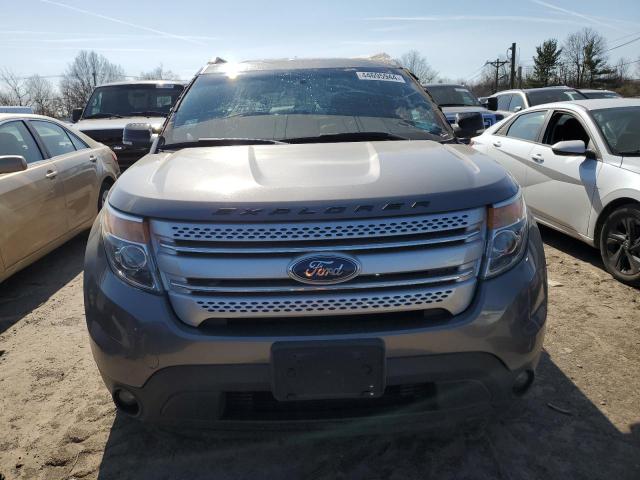 1FM5K8D81EGB93865 - 2014 FORD EXPLORER XLT GRAY photo 5