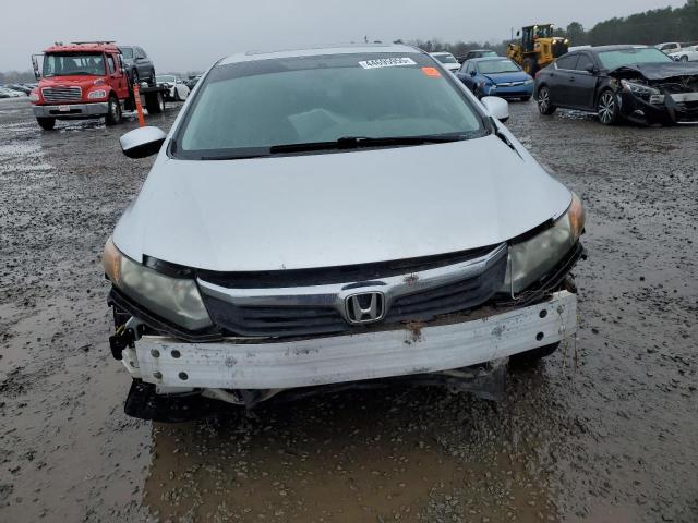 19XFB2F9XCE337583 - 2012 HONDA CIVIC EXL ვერცხლისფერი ფოტო 5