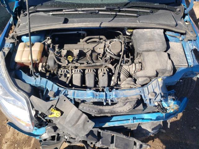 1FADP3F20EL404273 - 2014 FORD FOCUS SE BLUE photo 11