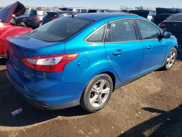 1FADP3F20EL404273 - 2014 FORD FOCUS SE BLUE photo 3